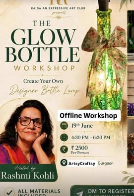 Artsy Craftsy-Glow Bottle Workshop
