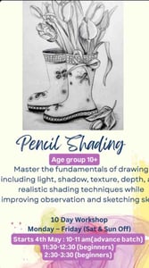 Artsy Craftsy-Pencil Shading Workshop