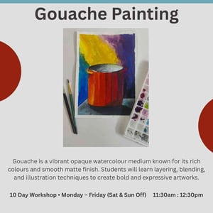 Artsy Craftsy-Gouache Painting Workshop