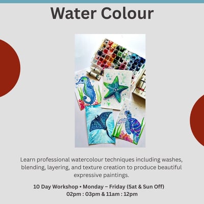 Artsy Craftsy- Water Colouring Workshop