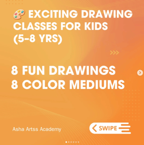 Asha Academy - Kids Drawing Classes