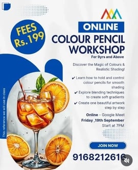 Asha Academy - Online Colour pencil Workshop