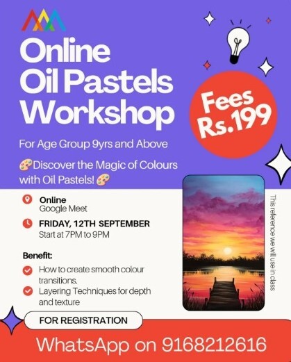 Asha Academy - Online Oil Pastels Workshop