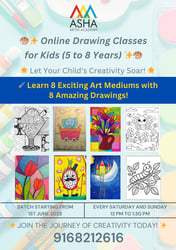 Asha Academy  -  Drawing Classes
