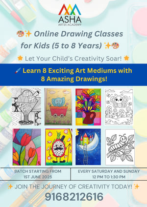 Asha Academy  -  Drawing Classes