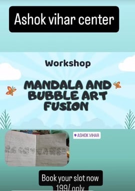 Asquare Education - Mandala and Bubble Art Fusion Workshop
