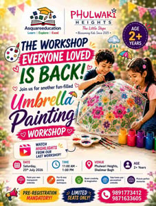 Asquare education-Umbrella Painting Workshop for Kids