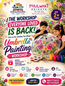 Asquare education-Umbrella Painting Workshop for Kids