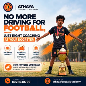 Athaya Football Academy-Professional Football Coaching for Kids