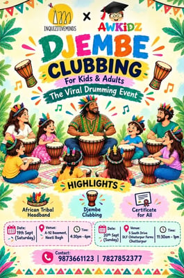 Awkidz-Djembe Drumming Clubbing