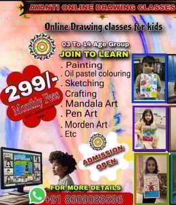 Ayanti Online Drawing classes-Online Drawing Classes for Kids