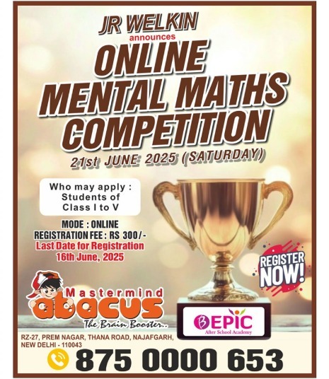 BEPIC After School  -  Online Mental Maths Competition