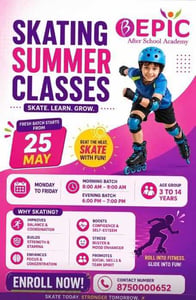 BEPIC After School-Skating Summer Classes for Kids
