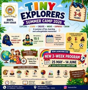 BHARAT NATIONAL PUBLIC SCHOOL-TINY EXPLORERS SUMMER CAMP 2026