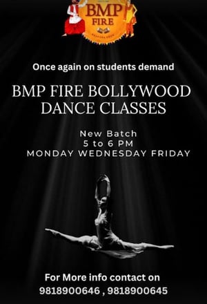 BMP Fire Bhangra Academy  -  BOLLYWOOD DANCE CLASSES