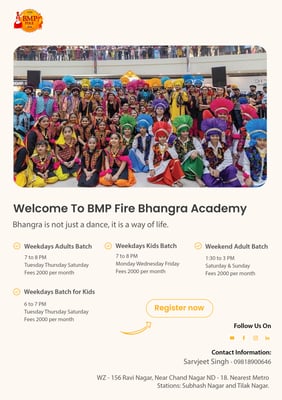 BMP Fire Bhangra Academy-Bhangra Classes