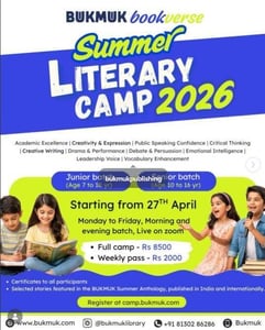BUKMUK Library-Summer Literary Camp 2026