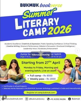 BUKMUK Library-Summer Literary Camp 2026