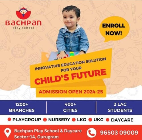 Bachpan Play school-Admission Open