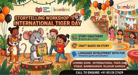 Bambinigram-International Tiger Day Storytelling Workshop for Kids