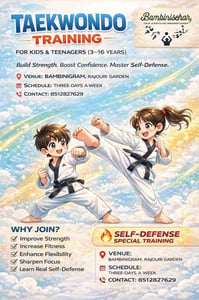 Bambinigram-Kids Taekwondo Training