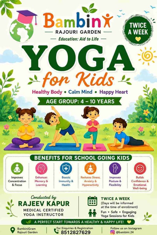 Bambinigram-Kids Yoga Classes