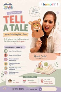 Bambinigram-Tell a Tale Storytelling Program for Kids