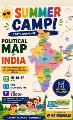 Be a Robonaut-India Map Mastery Summer Camp