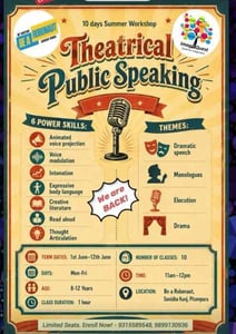 Be a Robonaut-Theatrical Public Speaking Summer Workshop