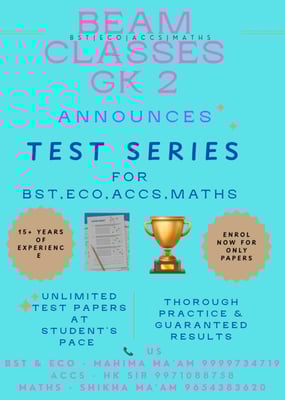 Beam Classes - Test series Sessions