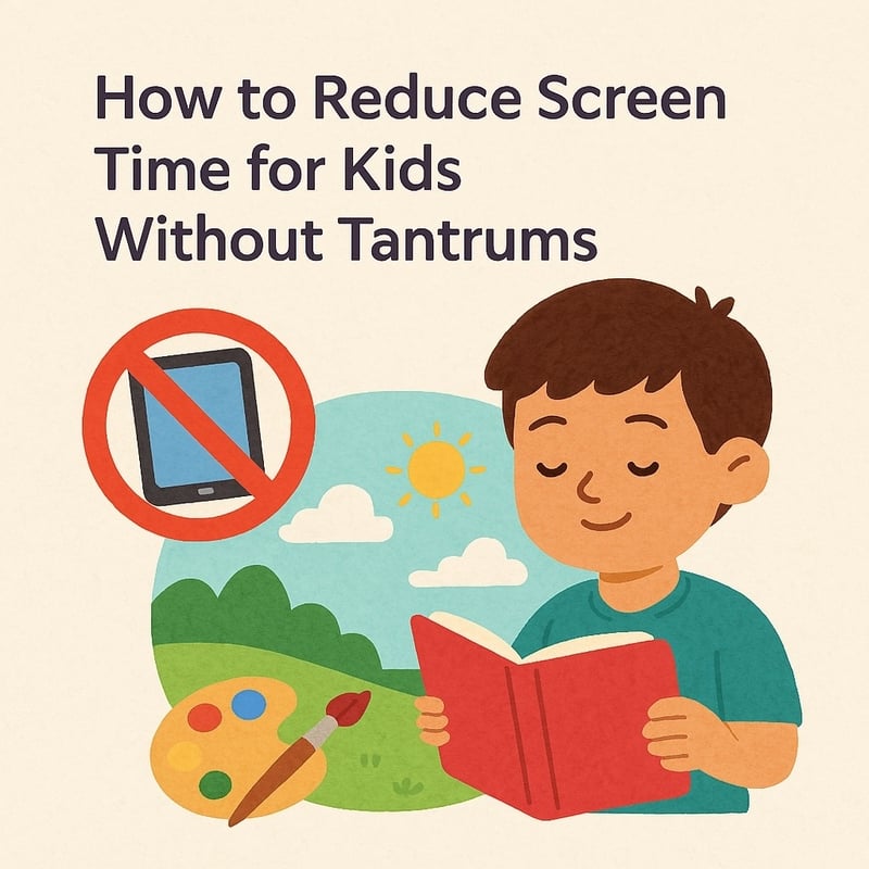 How to Reduce Screen Time for Kids Without Tantrums