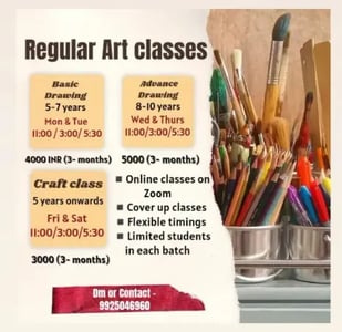 Arty Hands The Art classes  -  Regular Art Classes For Kids