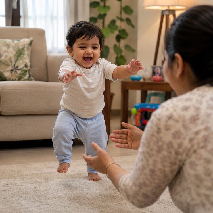 Baby's first steps