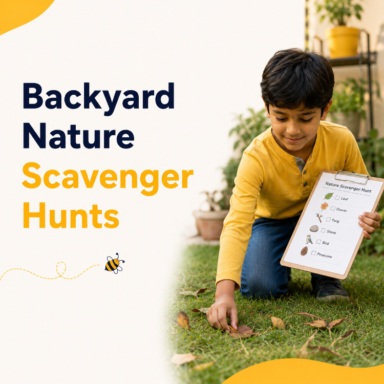 Backyard Nature Scavenger Hunts