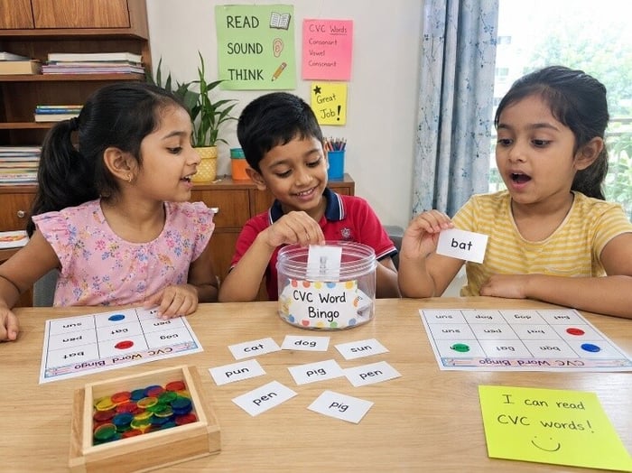 CVC word bingo