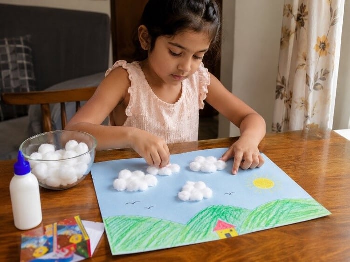 Cotton ball cloud pictures