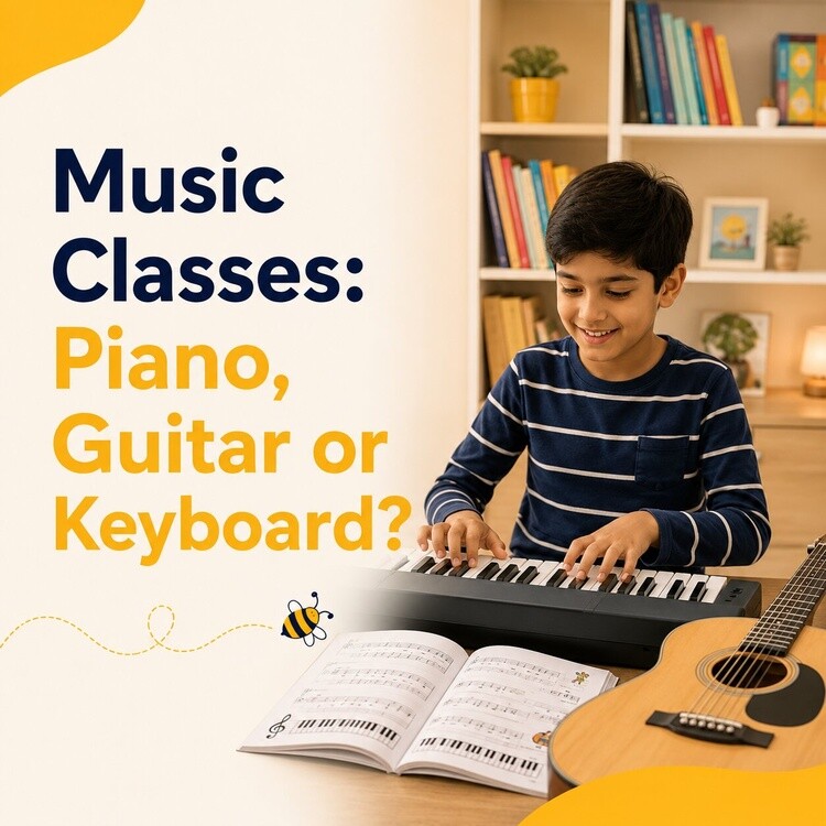 Music Classes: Piano, Guitar or Keyboard?