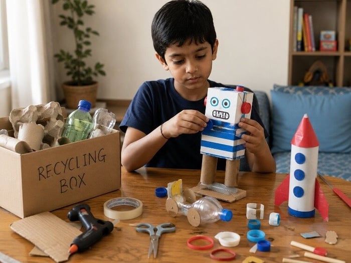 Junk sculpture challenges