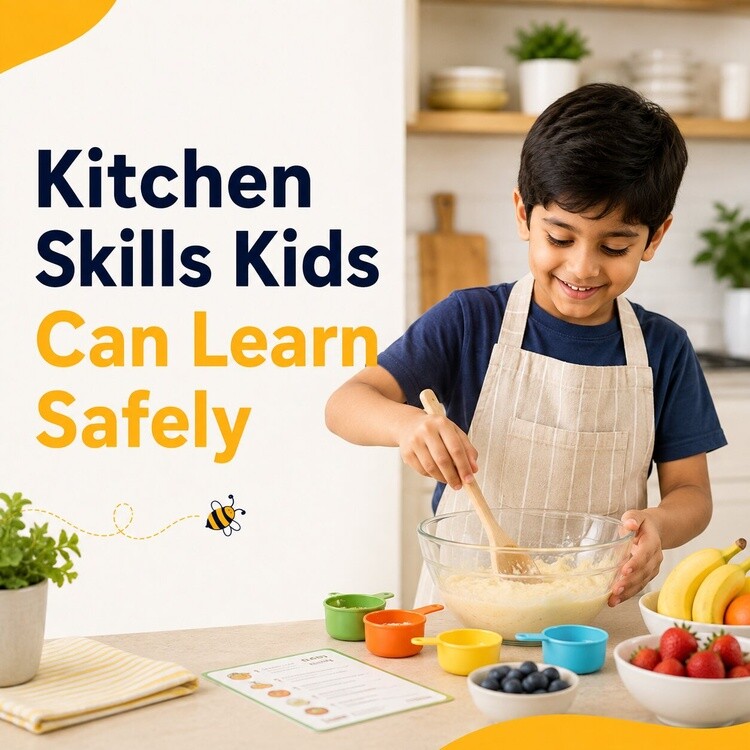 Kitchen Skills Kids Can Learn Safely
