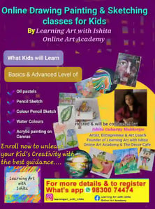 Learning Art with Ishita  -  Drawing Painting & Sketching classes for Kids