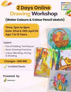 Learning Art with Ishita Online Art Academy-Drawing Workshop for Kids