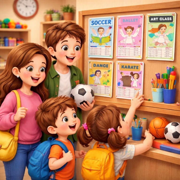 Look for Activities Near Home or School