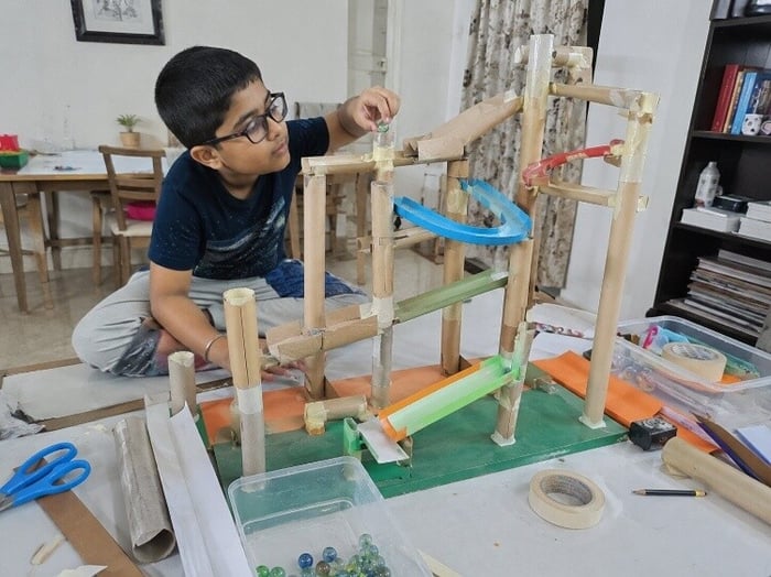 Marble run physics