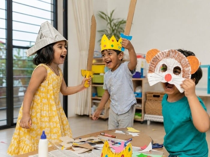 Masks and dress-up props