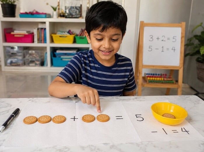Snack addition and subtraction