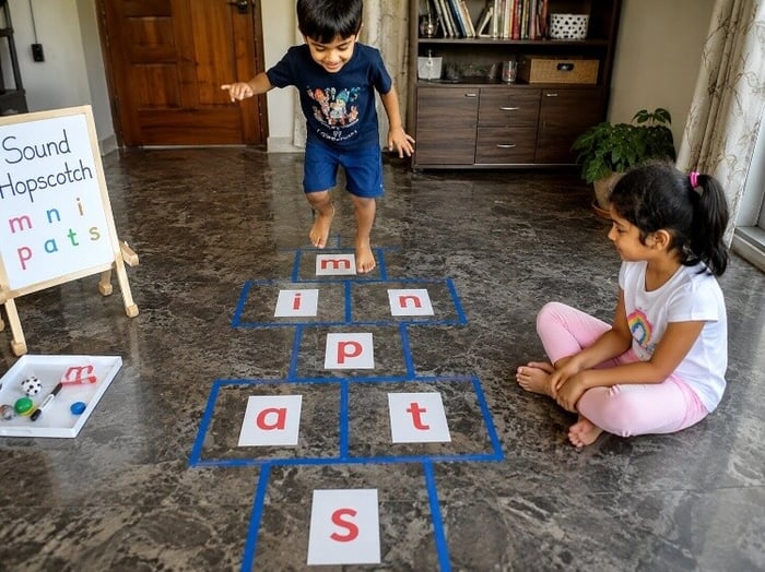 Sound hopscotch