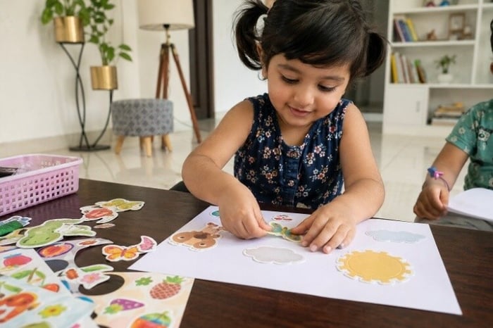 Sticker collages