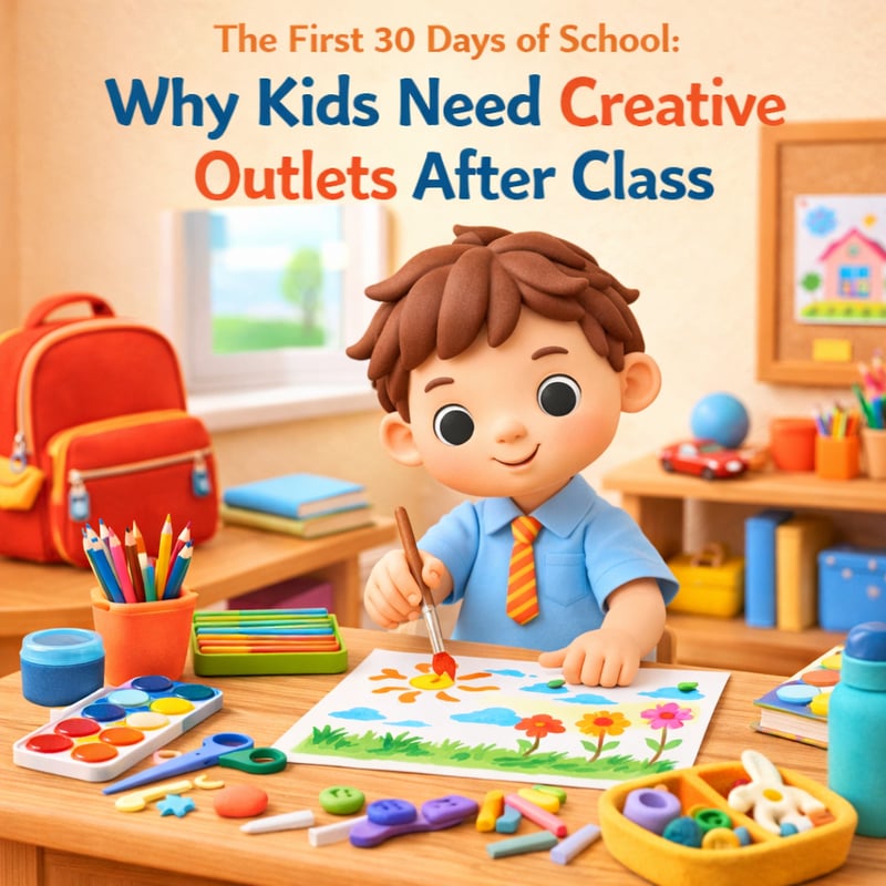 The First 30 Days of School: Why Kids Need Creative Outlets After Class