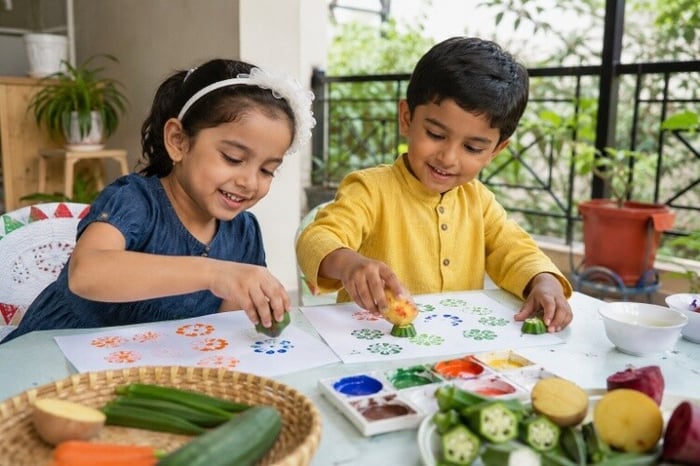 Vegetable stamping