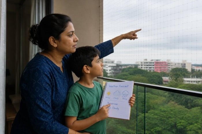 Weather observation and simple prediction
